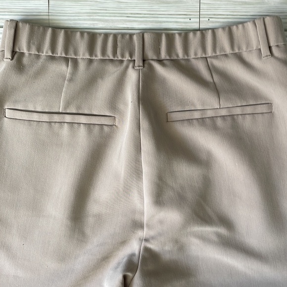 Abercrombie & Fitch tailored tapered pants in beige/cream size 10 - Picture 5 of 5